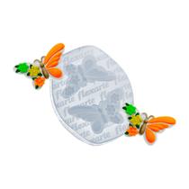 Molde De Silicone 968 - Dupla de Borboletas Meghan 3,5cm - Flexarte Molde De Silicone 968 - Dupla de Borboletas Meghan 3,5cm - Flexarte