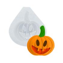 Molde de silicone 973 - Abóbora Arredondada Média de Halloween 4cm