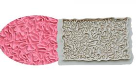 Molde de silicone acabamento barrado f562
