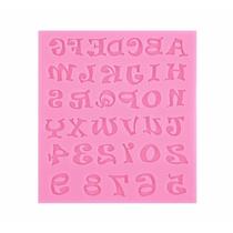 Molde De Silicone Alfabeto E Número Confeitaria Biscuit Molde De Silicone Alfabeto E Número Confeitaria Biscuit