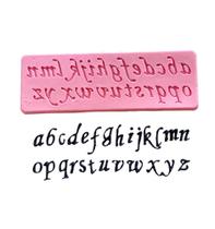 Molde de silicone alfabeto letra minúscula rb1337