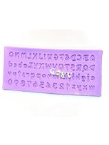 Molde de silicone alfabeto para decorar f635