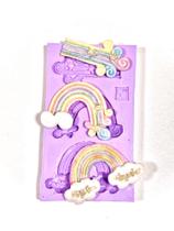 Molde de silicone arco íris para decorar f97 Molde de silicone arco íris para decorar f97