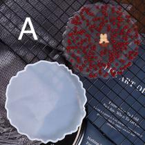 Molde De Silicone Arte Porta Copo De Resina Artesanato Diy Molde De Silicone Arte Porta Copo De Resina Artesanato Diy