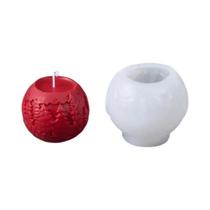 Molde De Silicone Artesanal Para Enfeites De Natal: Árvore, Alce, Bola - Ideal Para Velas, Sabonetes