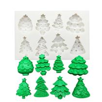 Molde De Silicone Árvores De Natal Para Decorar E Biscuit - L&B Decorações