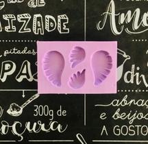 Molde de silicone asa de anjo confeitaria biscuit f518