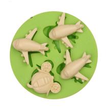 Molde de silicone avião para decorar f430 Molde de silicone avião para decorar f430