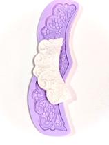 Molde de silicone babado renda para decorar f137