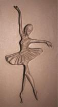 Molde de Silicone Bailarina Para Confeitaria