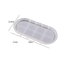 Molde De Silicone Bandeja Oval Tamanho Grande Resina Gesso Cimento Molde De Silicone Bandeja Oval Tamanho Grande Resina Gesso Cimento