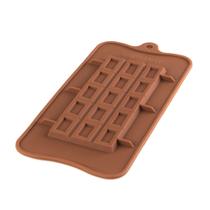 Molde de Silicone Barra Chocolate Tradicional - SilverChef