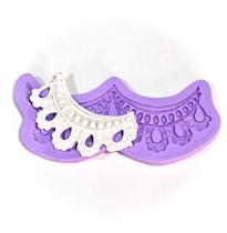 Molde de silicone barrado para confeitar f67