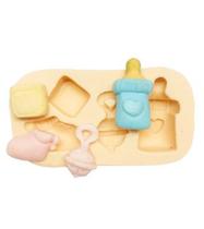 Molde de silicone bebe maternidade confeitaria f569