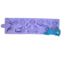 Molde de silicone bebês confeitaria biscuit f927