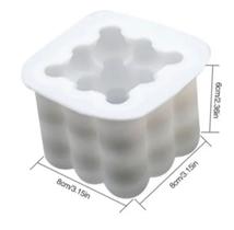 Molde de Silicone BIG Bubble 1 Cavidades Velas Bolo Sabonete Molde de Silicone BIG Bubble 1 Cavidades Velas Bolo Sabonete