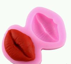 Molde de silicone boca lábios para decorar f244