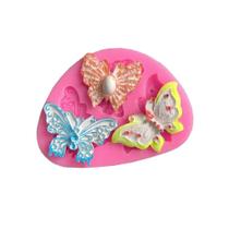 Molde de silicone borboletas para decorar f377