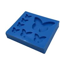 Molde de Silicone Borboletinhas de Tamanhos Variados