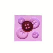 Molde de silicone botões costura para decorar f608 Molde de silicone botões costura para decorar f608