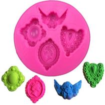 Molde de silicone Camafeu S127 Molds Planet Rizzo Confeitaria Molde de silicone Camafeu S127 Molds Planet Rizzo Confeitaria