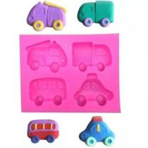 Molde De Silicone Caminhão Carros Confeitaria S390