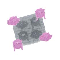 Molde de Silicone Casal Caipira Festa Junina Ref. 559 Flexarte