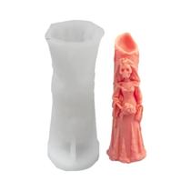 Molde De Silicone Casal De Caveiras Para Velas DIY, Ferramenta De Fundição De Resina Noivos, Molde De Silicone Casal De Caveiras Para Velas DIY, Ferramenta De Fundição De Resina Noivos,