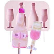 Molde de Silicone Champanhe Molde de Silicone Champanhe