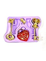 Molde de silicone chaves para decorar f133