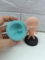 Molde De Silicone Chibi Cabeça P Molde De Silicone Chibi Cabeça P