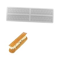 Molde De Silicone Chinoiserie Flor De Folha De Cisne Para Decoração De Bolo Almofada De Renda De