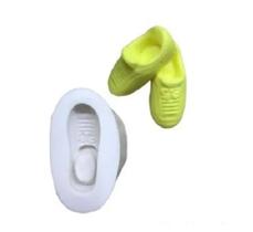 Molde de silicone chuteira 3d futebol copa rb1273