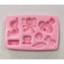 Molde de silicone circo confeitaria biscuit f509 Molde de silicone circo confeitaria biscuit f509