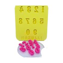 Molde de Silicone Cód. 2254 - Números Circo - 1 unidade - Mazulli - Rizzo Molde de Silicone Cód. 2254 - Números Circo - 1 unidade - Mazulli - Rizzo
