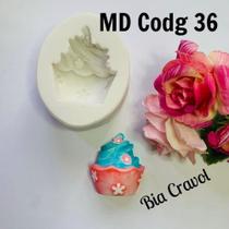 Molde de Silicone - codg 39 - Cupcake Fofinho - MD Moldes