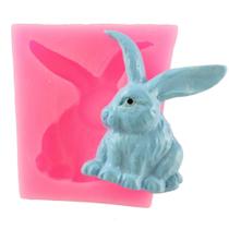 Molde de silicone coelho para decorar f333