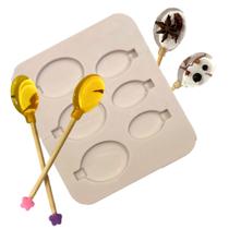 Molde de Silicone Colher 3,5cm e 2,5cm