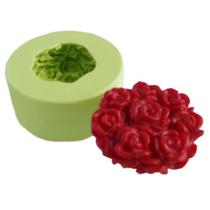 Molde de Silicone com 01 Cavidade de Arranjo Rosas Molde de Silicone com 01 Cavidade de Arranjo Rosas