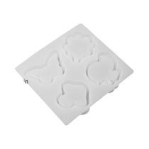 Molde De Silicone Com 4 Furos Para DIY, Jarro De Cimento, Gesso, Vela Aromática, Ferramentas De Molde De Silicone Com 4 Furos Para DIY, Jarro De Cimento, Gesso, Vela Aromática, Ferramentas De