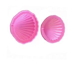 Molde de silicone concha 3d para decorar f499