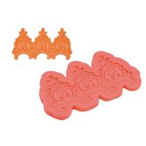 Molde De Silicone Confeitaria - Arabesco - FT175 - 1 unidade - Silver Plastic - Rizzo