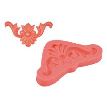 Molde De Silicone Confeitaria - Arabesco - FT182 - 1 unidade - Silver Plastic - Rizzo