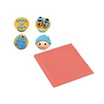 Molde De Silicone Confeitaria - Crochê - FT162 - 1 unidade - Silver Plastic - Rizzo