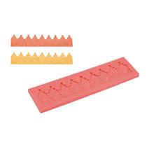 Molde De Silicone Confeitaria - Crochê - FT194 - 1 unidade - Silver Plastic - Rizzo