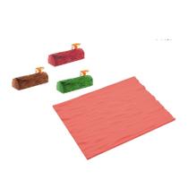 Molde De Silicone Confeitaria - Madeira - FT198 - 1 unidade - Silver Plastic - Rizzo