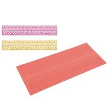 Molde De Silicone Confeitaria - Mosaico - FT227 - 1 unidade - Silver Plastic - Rizzo