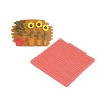 Molde De Silicone Confeitaria - Tijolos - FT165 - 1 unidade - Silver Plastic - Rizzo