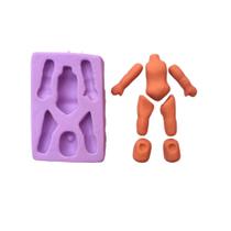 Molde de silicone corpinho boneca universal para decorar f658 Molde de silicone corpinho boneca universal para decorar f658