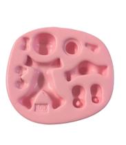 Molde de silicone corpinho universal, resina, confeitaria, biscuit molds planet rb868
